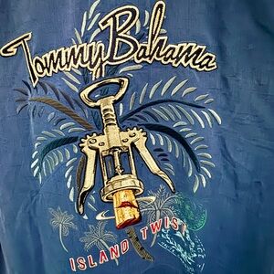 Tommy Bahama Blue Textured Shirt